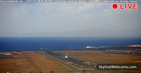 lanzarote costa teguise live cam|live webcam from lanzarote airport.